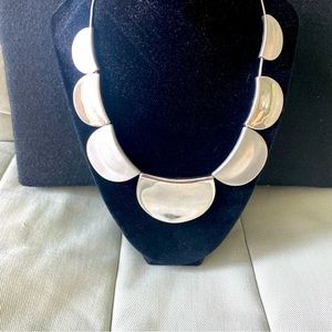 Vintage silver colored necklace